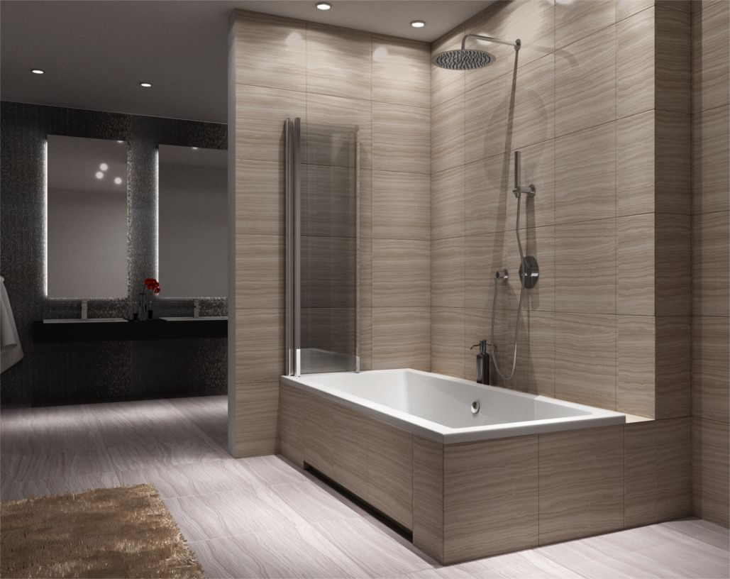 Badewanneaufsatz klappbar Rea Agat-3 120 3