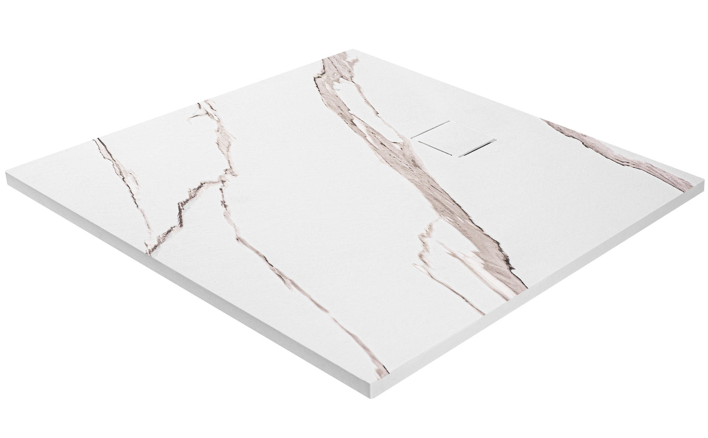 Duschtasse Magnum CARRARA WHITE 90x90 4