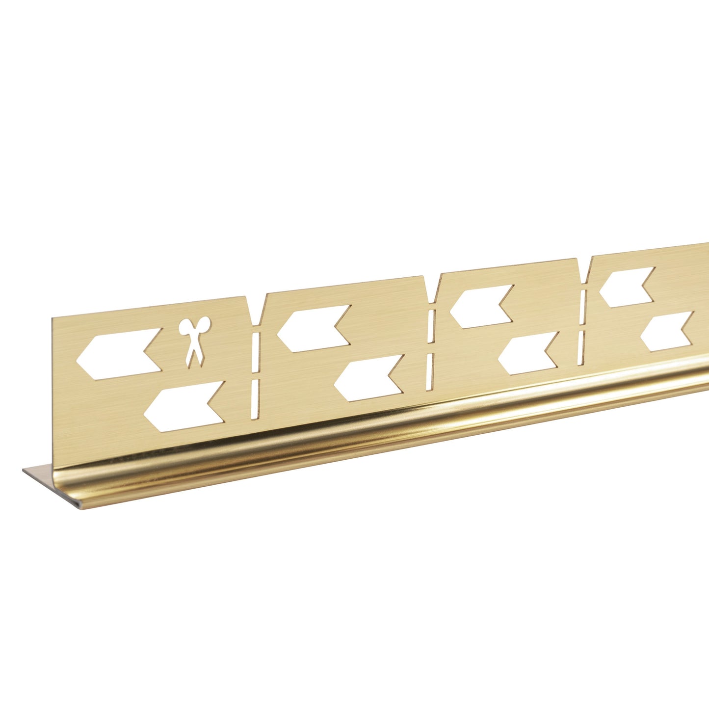 Gefälleprofil 100cm Brush Gold rechte 3