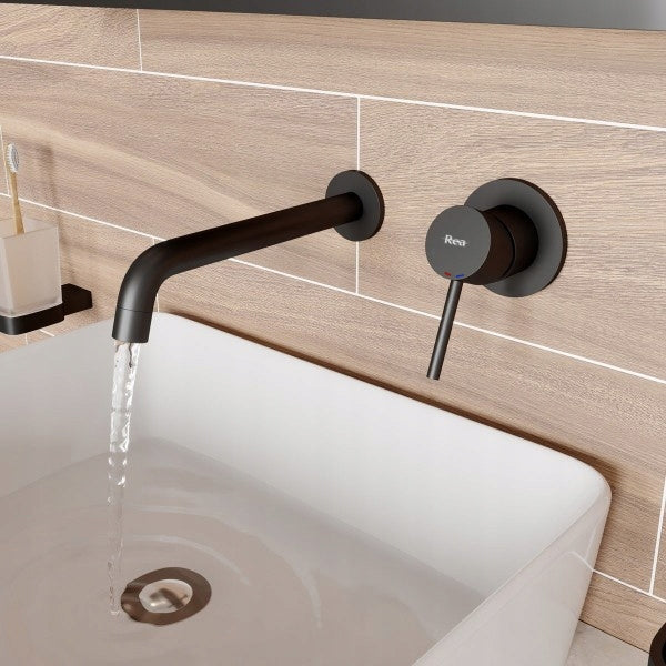 Unterputz Armatur Rea Lungo black matt+Ibox 3