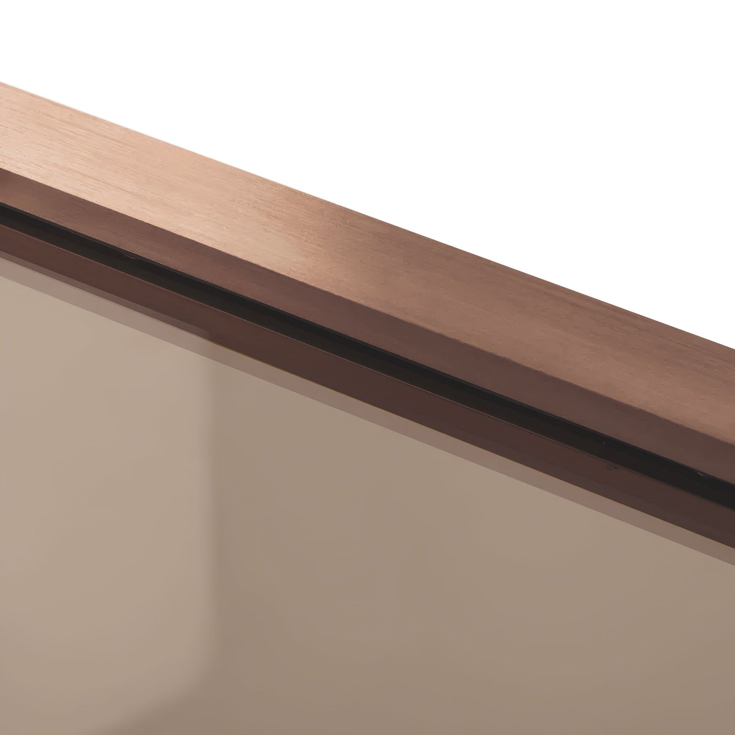 Duschkabine DIAMOND COPPER BRUSH 90x90 mit Duschwanne Diamond 3