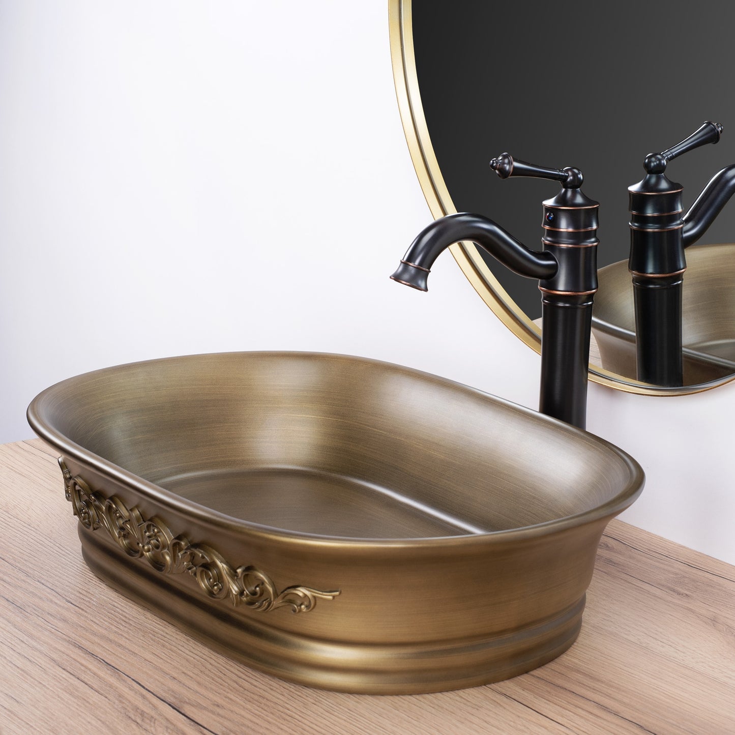 Aufsatzwaschbecken REA WILMA RUSTIC 3