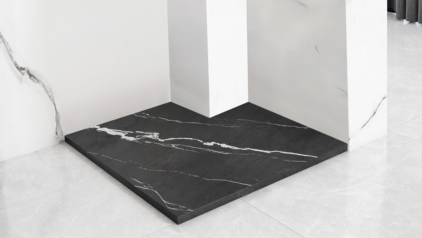Duschtasse Bazalt CARRARA BLACK 90x90 4