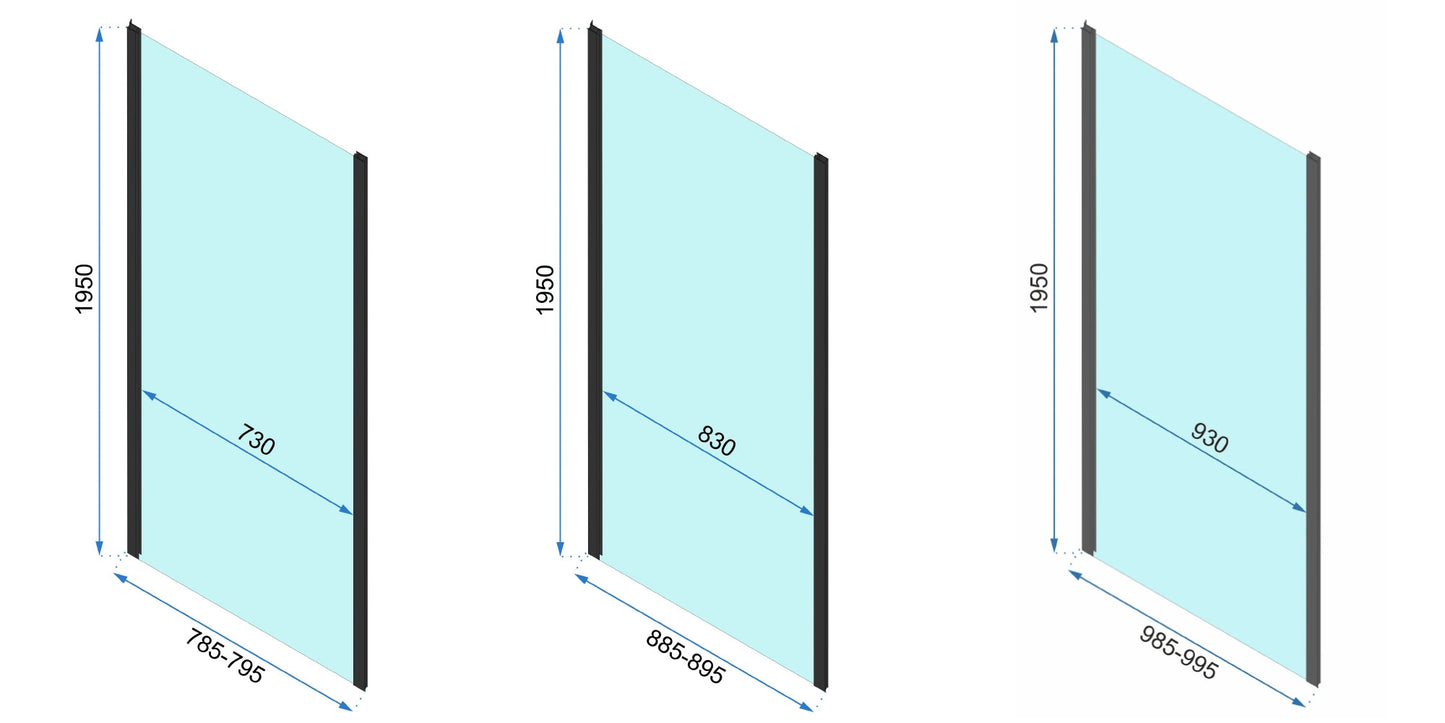 Eckdusche Rapid Swing 80 x 80 16