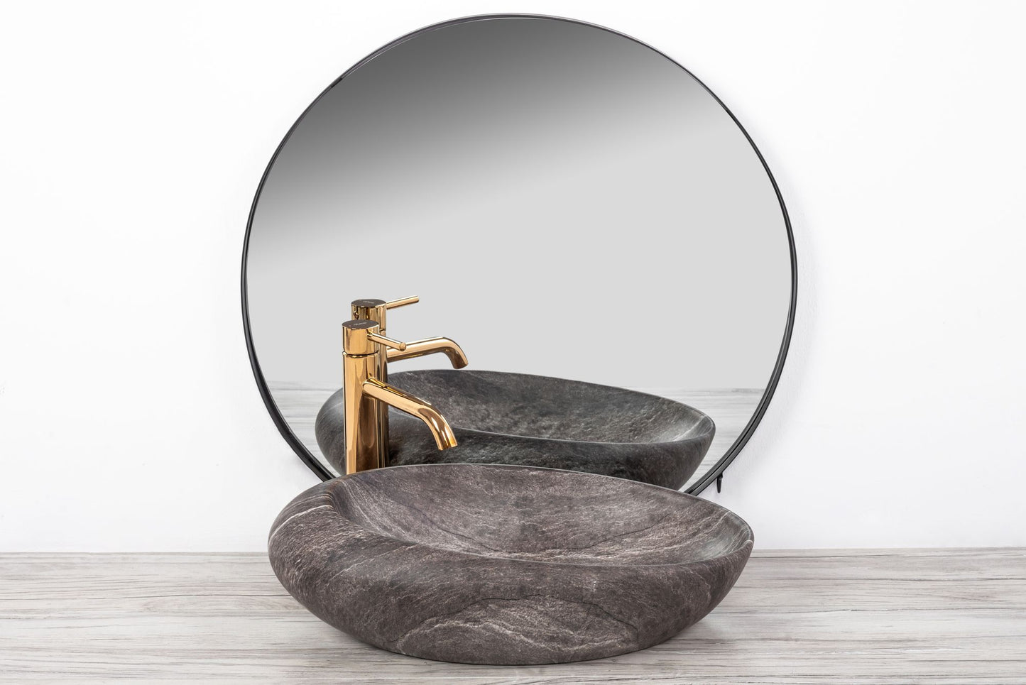 Aufsatzwaschbecken Rea Roxy A Stone D. Grey 4