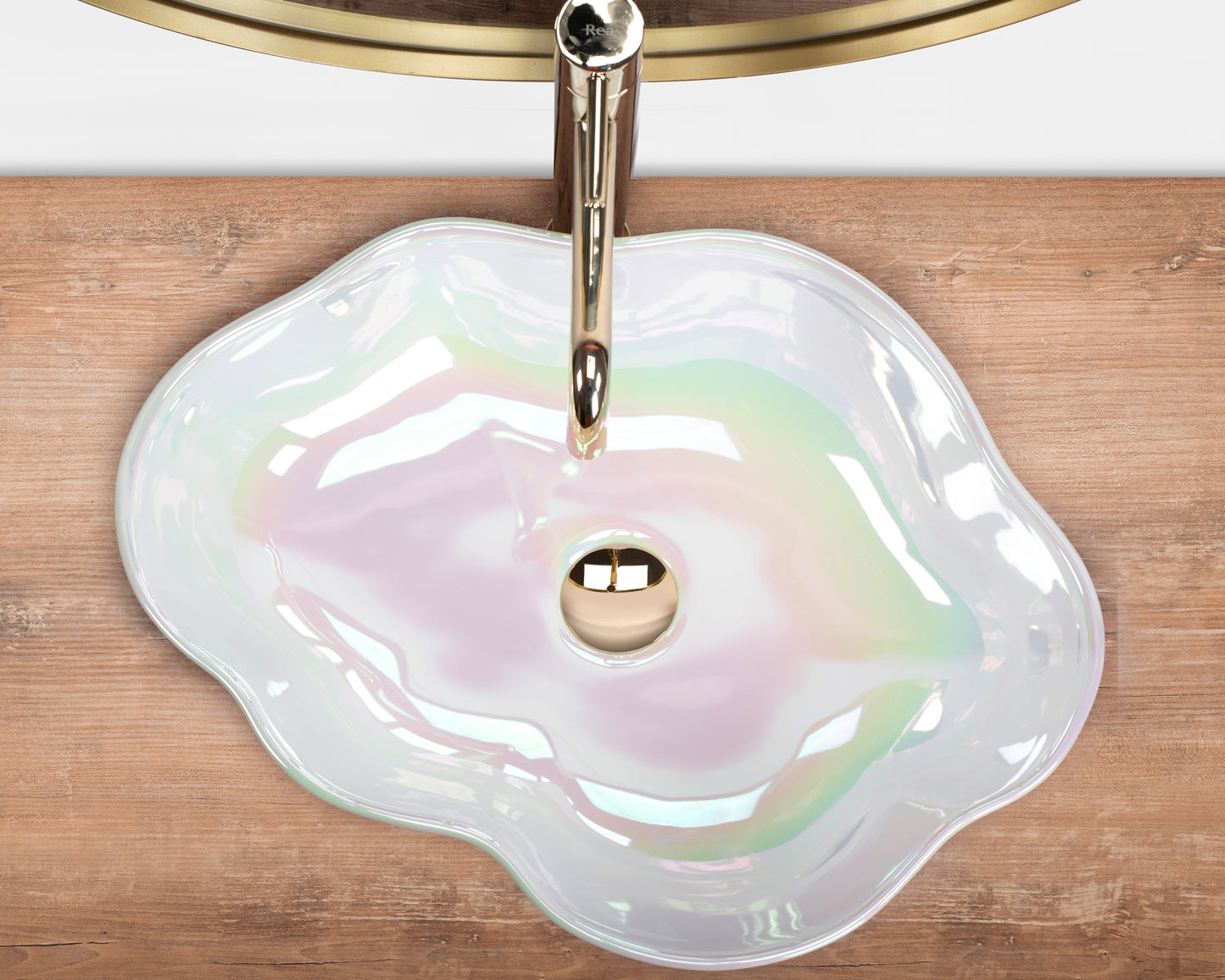 Aufsatzwaschbecken Rea Akoya Pearl 5