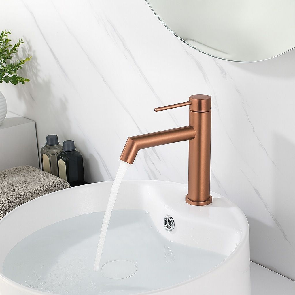 Waschbeckenarmatur Rea Foss Brush Copper Low 6