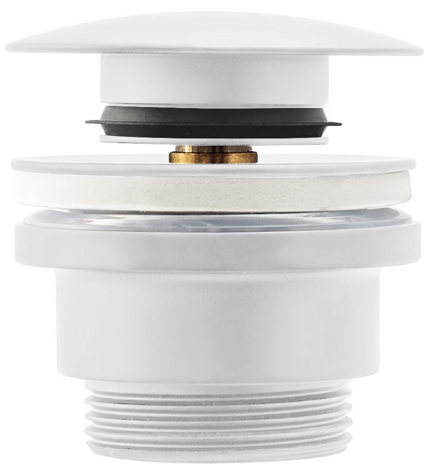 Waschbeckenstöpsel universal click-clack Rea white 1