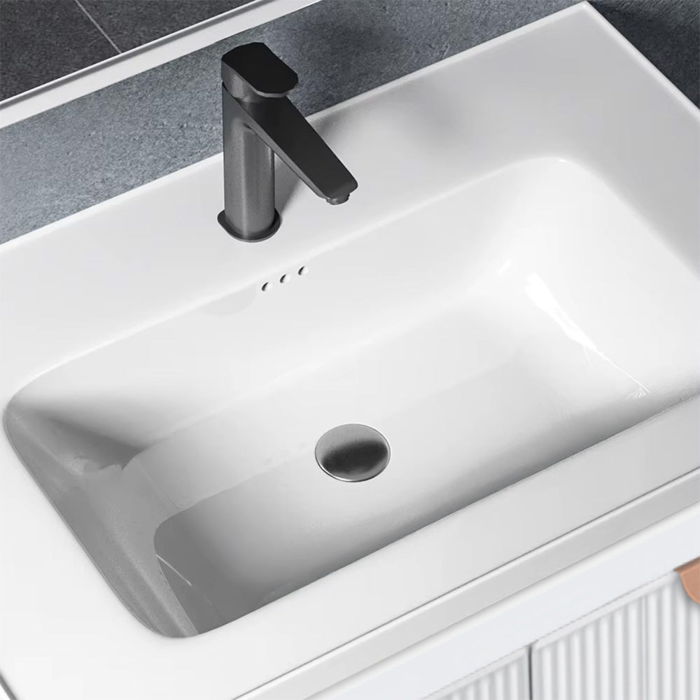 Badezimmermöbel-set Mit Waschbecken Mario 60cm White 3