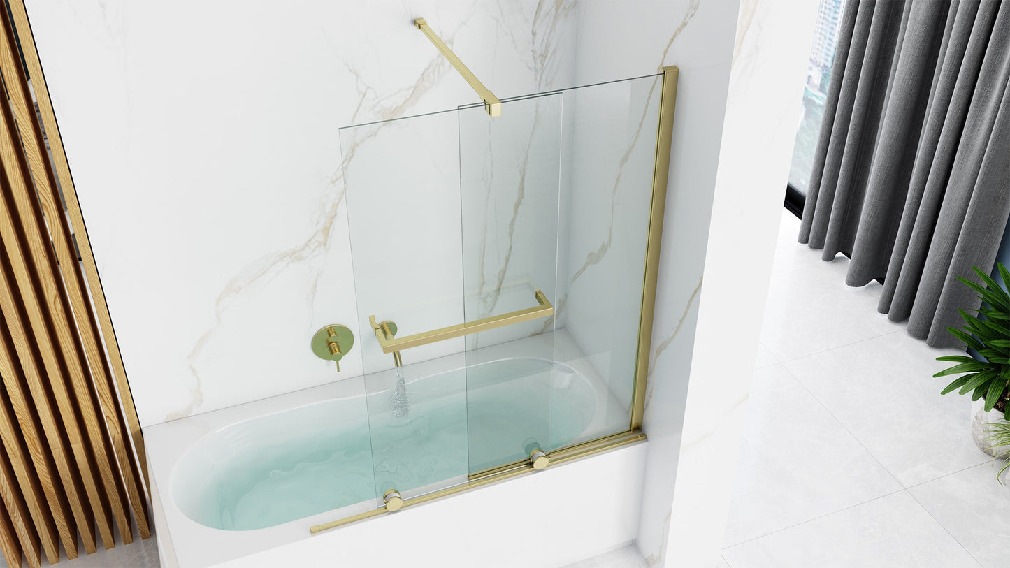 Badewanneaufsatz Rea Fabian Gold 100 5