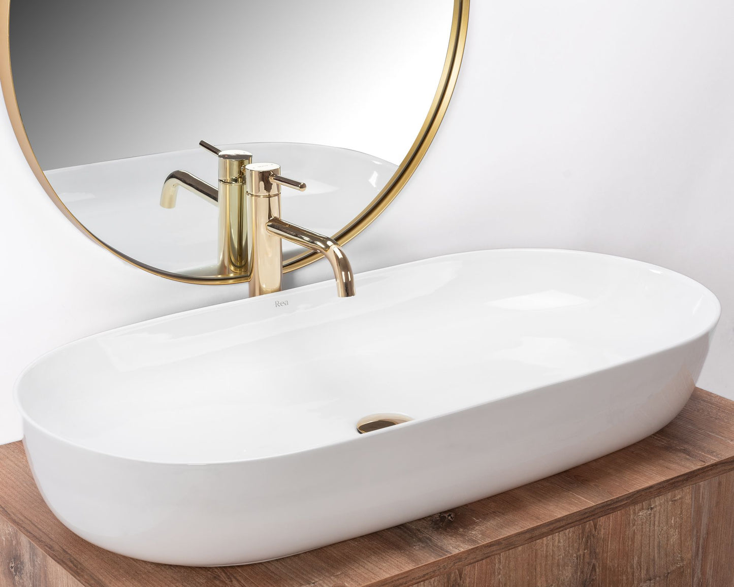 Aufsatzwaschbecken REA CLEO 81 White Rea 3