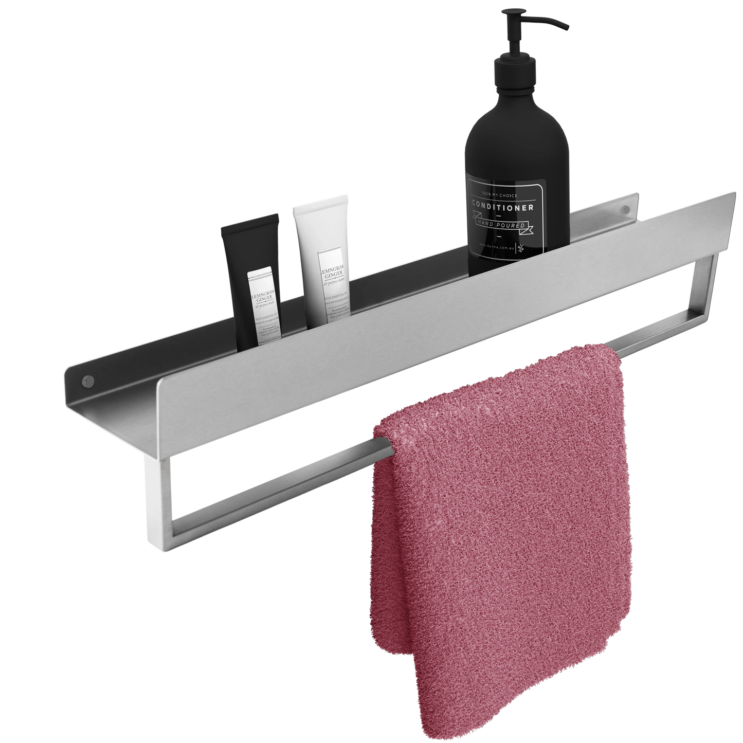 Badezimmerregal SF01 45cm steel brush 5