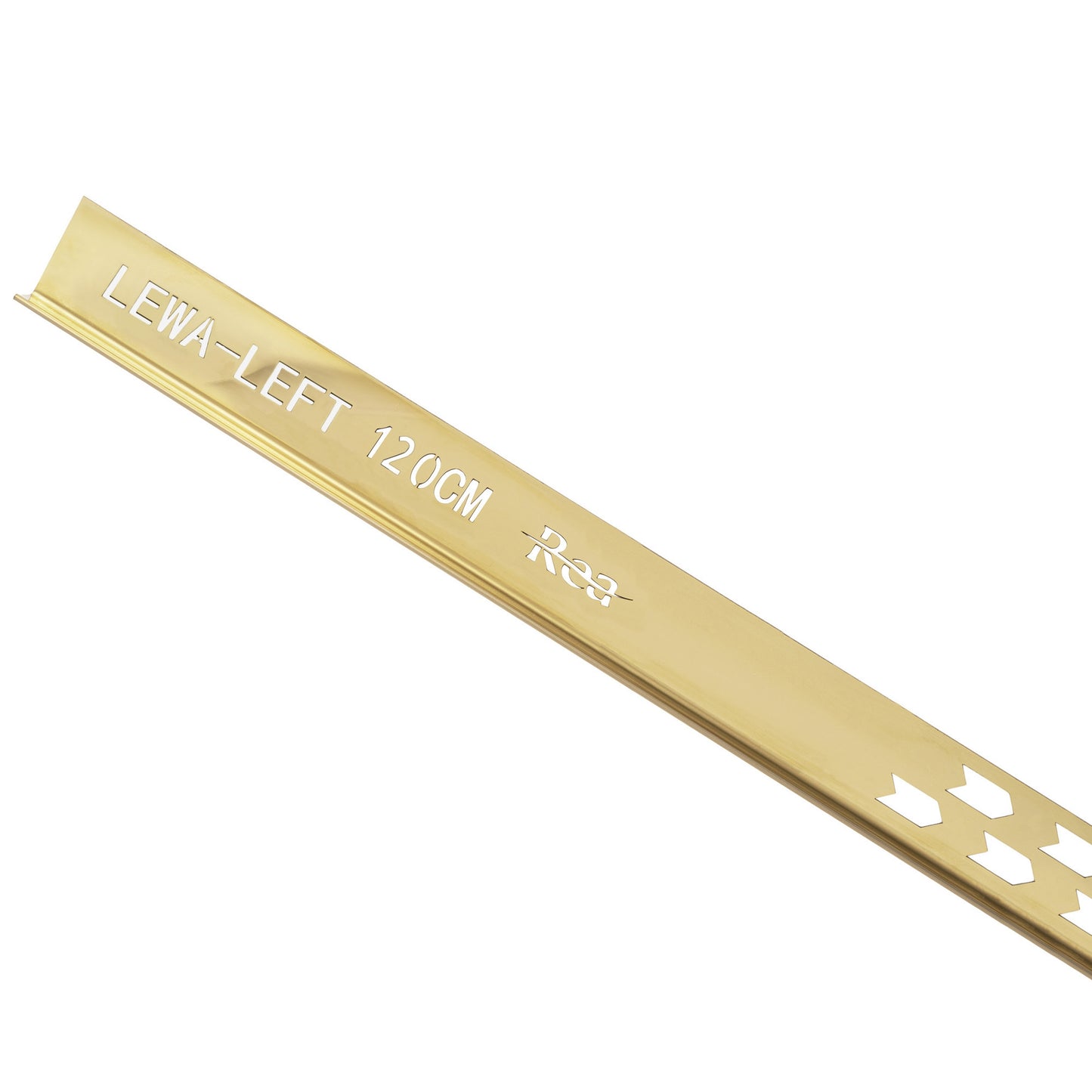 Gefälleprofil 120cm Gold rechte 6