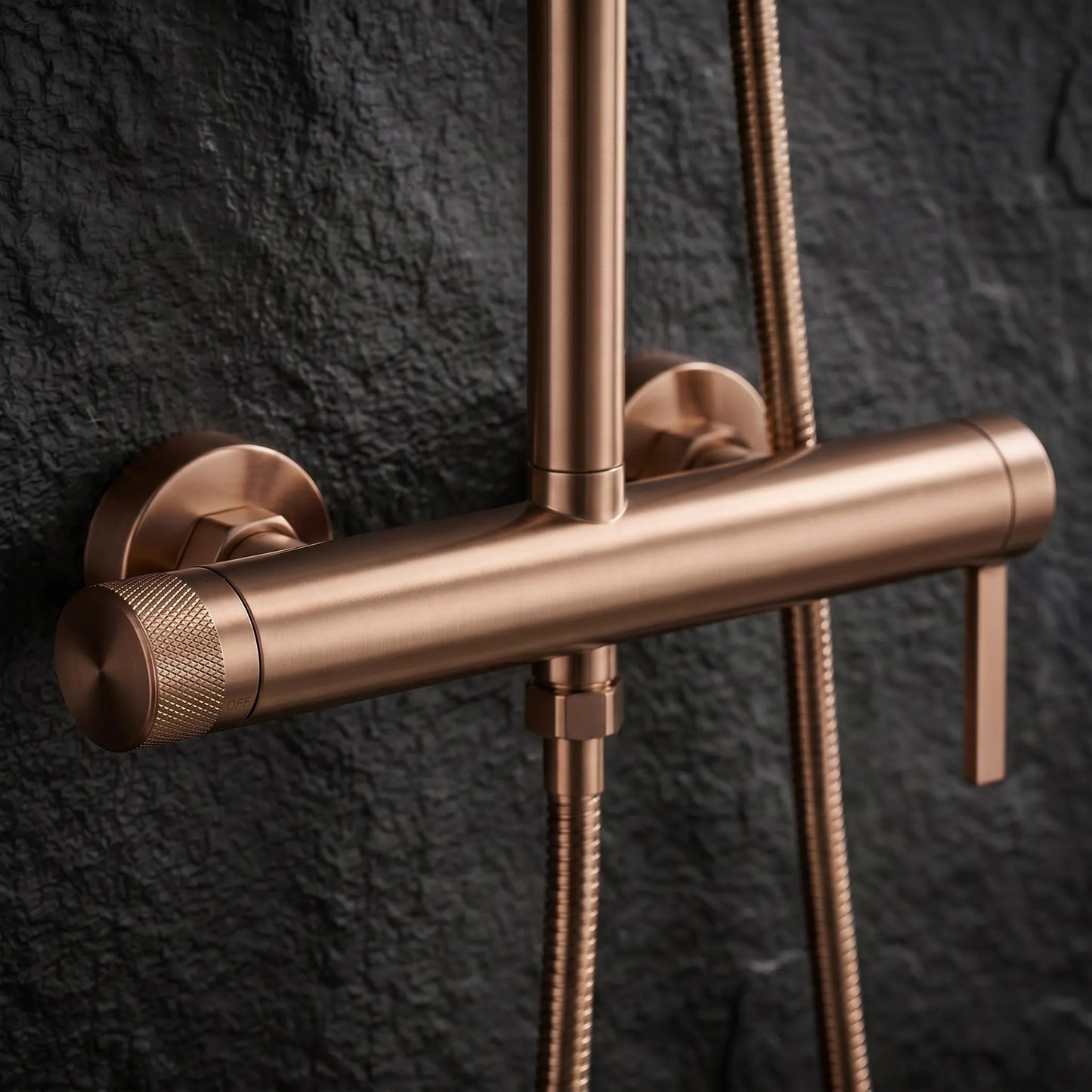 Duschgarnitur Rea Rivo Brush Copper 10