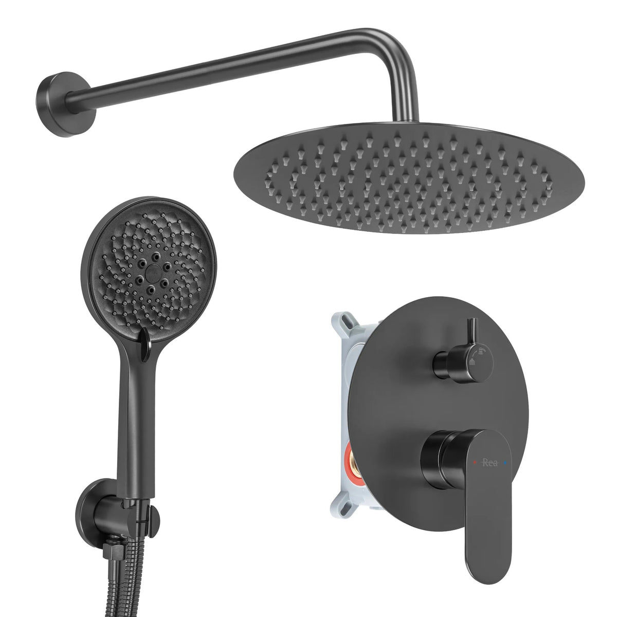Unterputz Duschset Rea Drop Titan + BOX 10