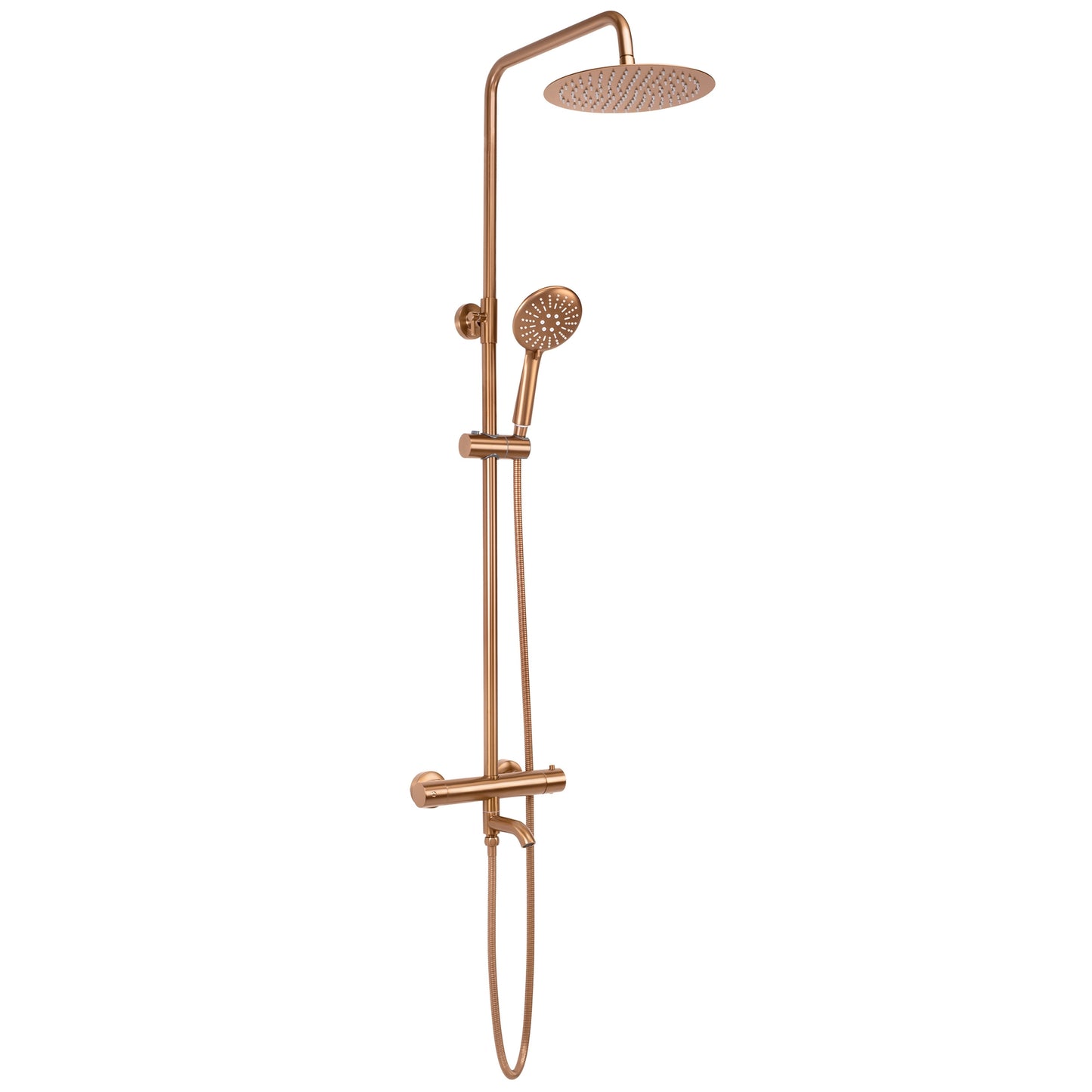Duschgarnitur mit Thermostat REA Lungo Copper Brush 4