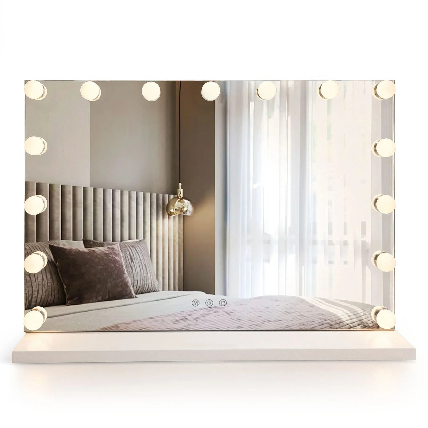Spiegel LED HOLLYWOOD White 80x60 12