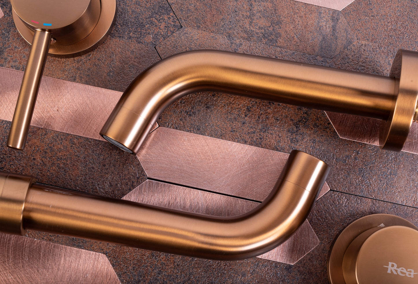 Unterputz Armatur Rea Lungo Long Copper Brush + IBOX 3