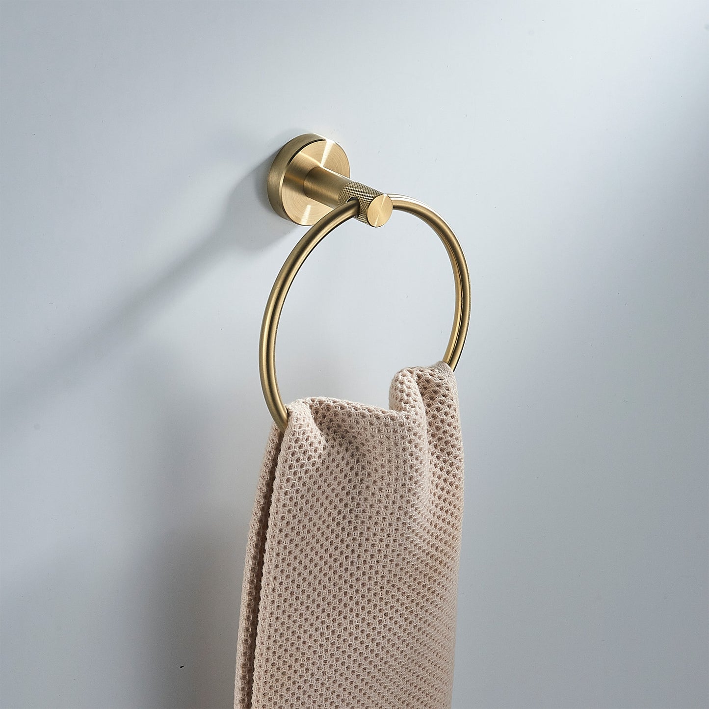 Handtuchhalter Ring 6610 Modern Brush Gold 2