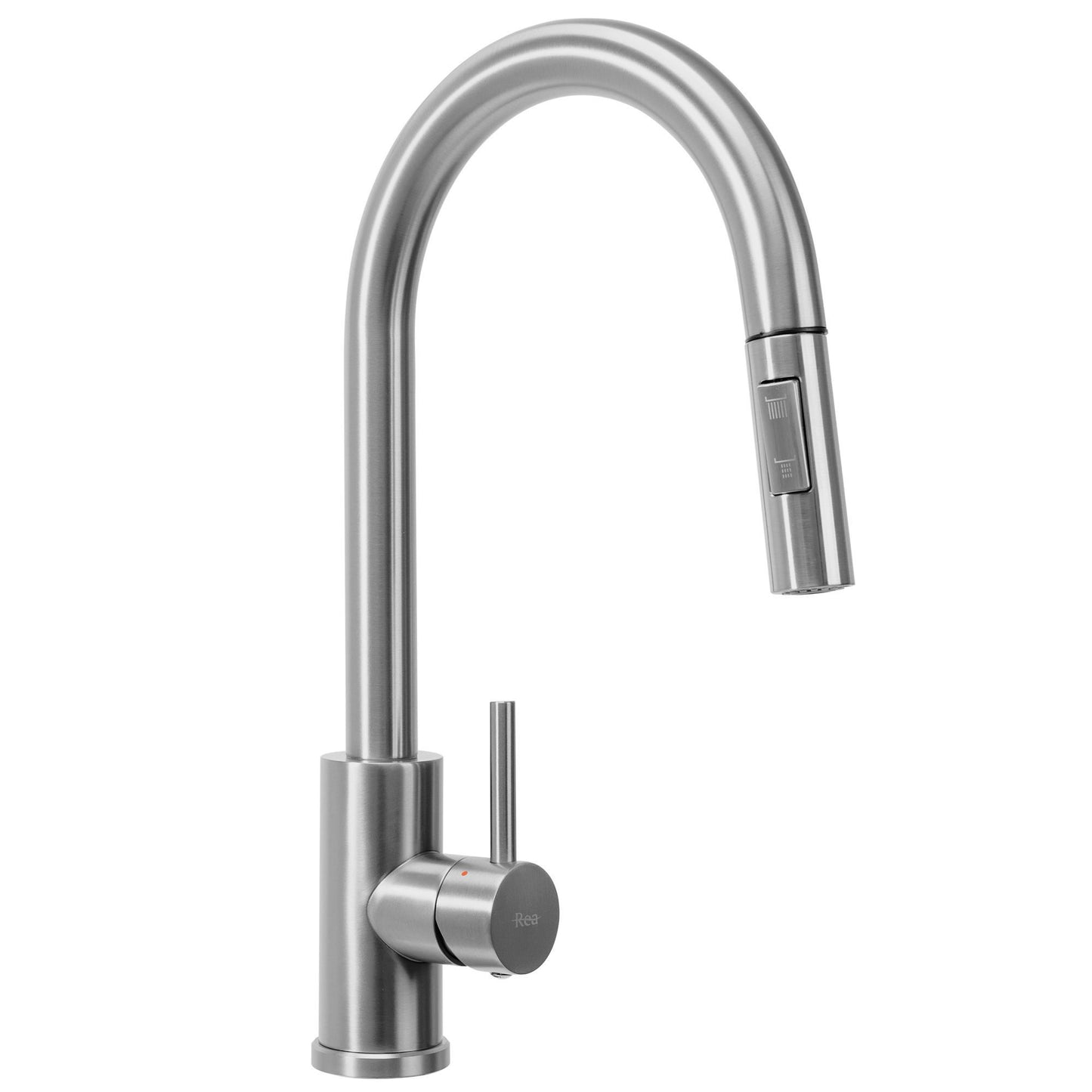Edelstahlspüle Fin BRUSH NICKEL mit Küchenarmatur 5