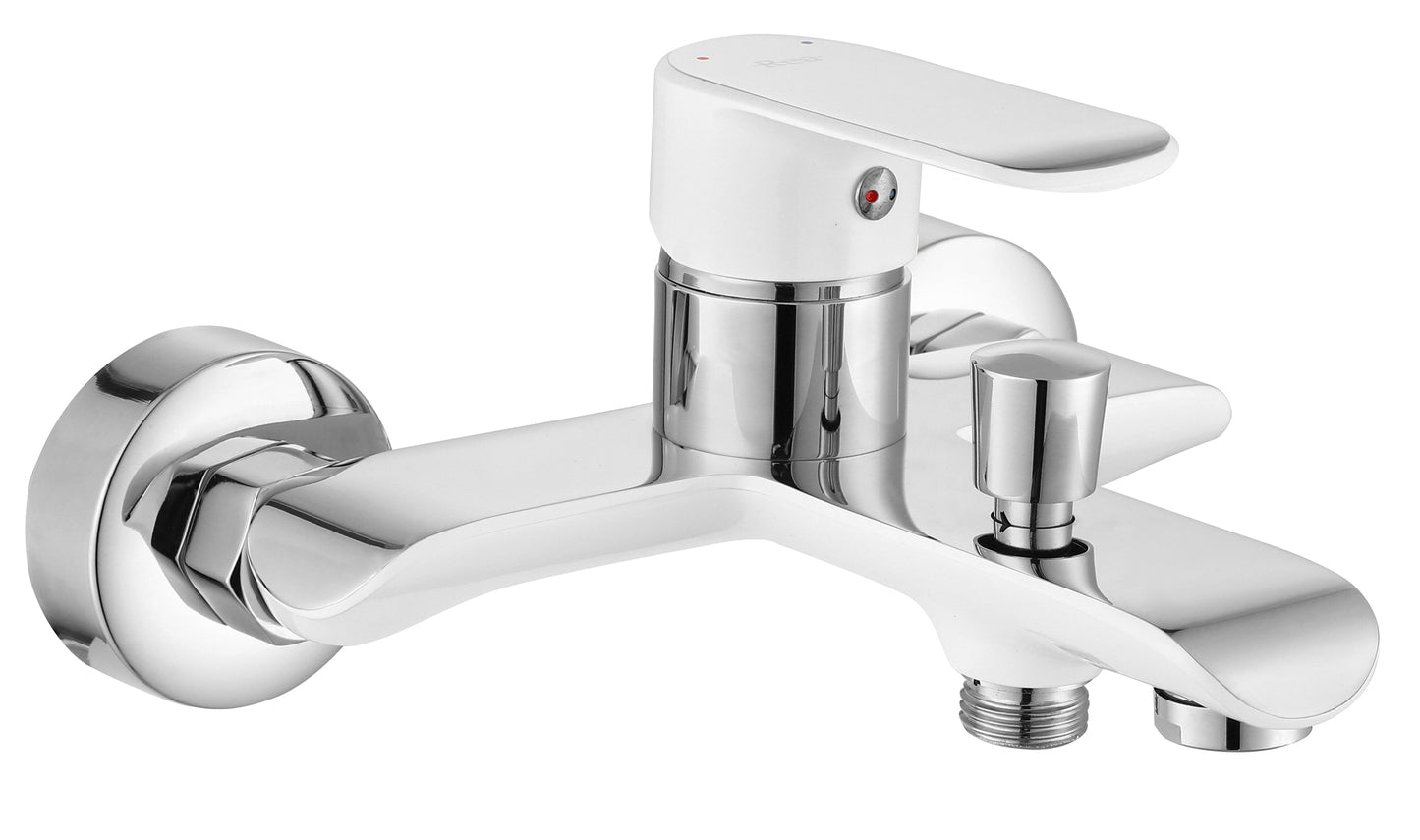 Wannenarmatur REA BLOOM White Chrome 3