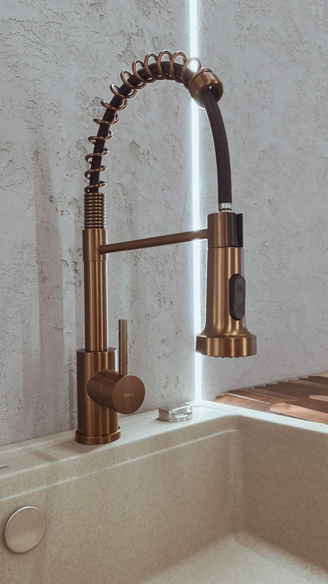Küchearmatur Rea Colin Brush Copper 5
