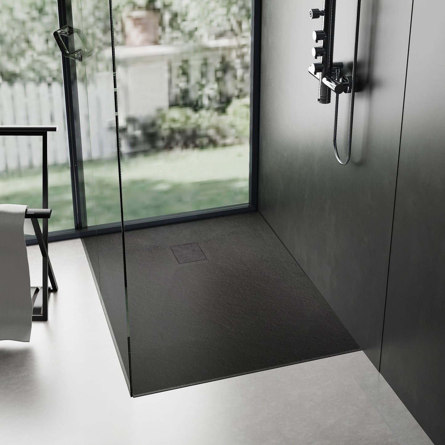 Duschtasse Magnum Black 120x90 5