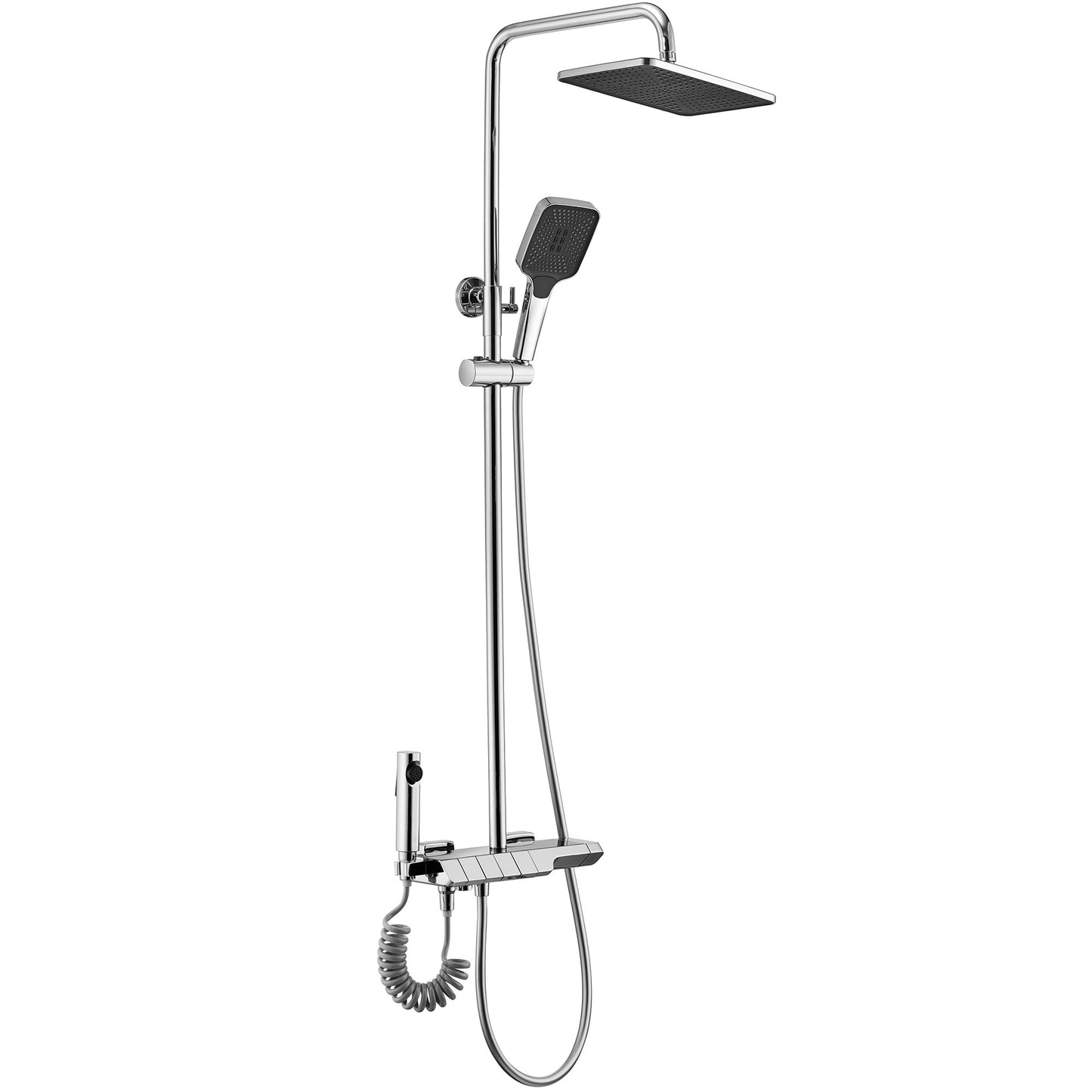 Duschgarnitur mit Thermostat REA ROB Chrome 7