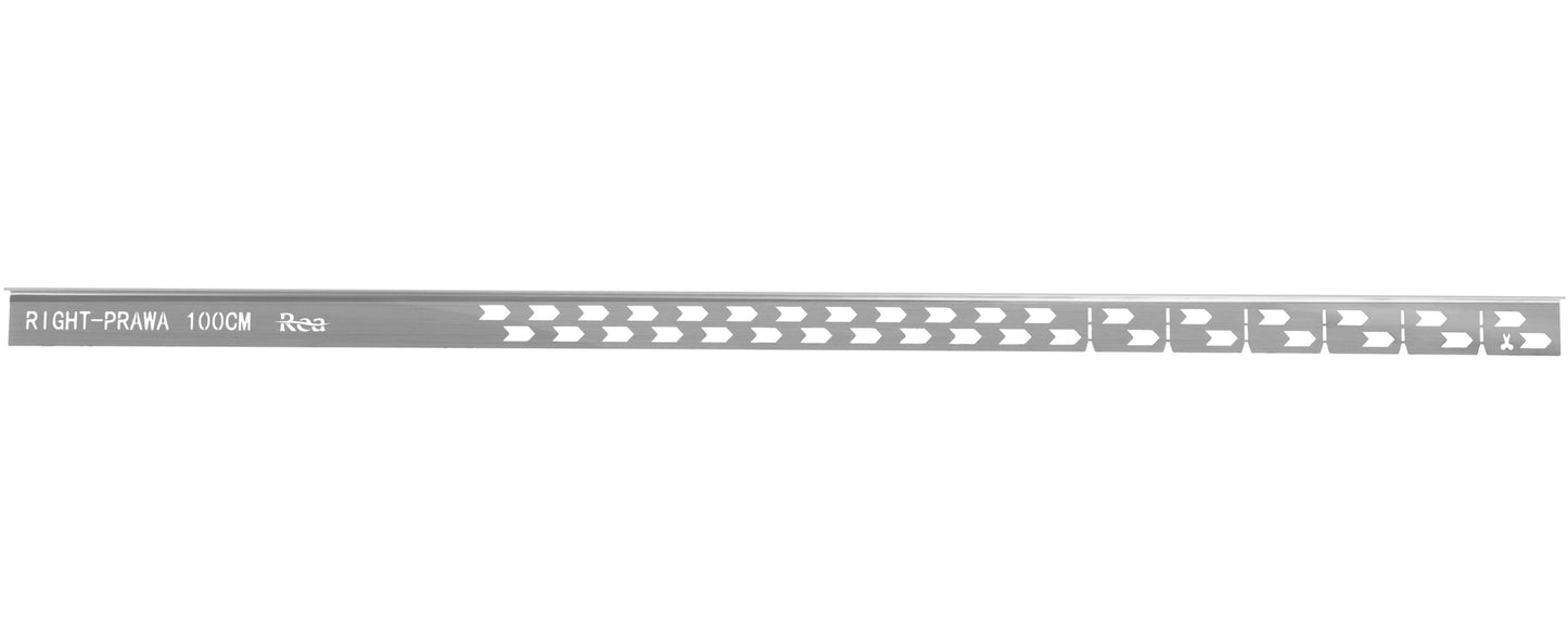 Gefälleprofil 100cm Brush Nickel linke 4