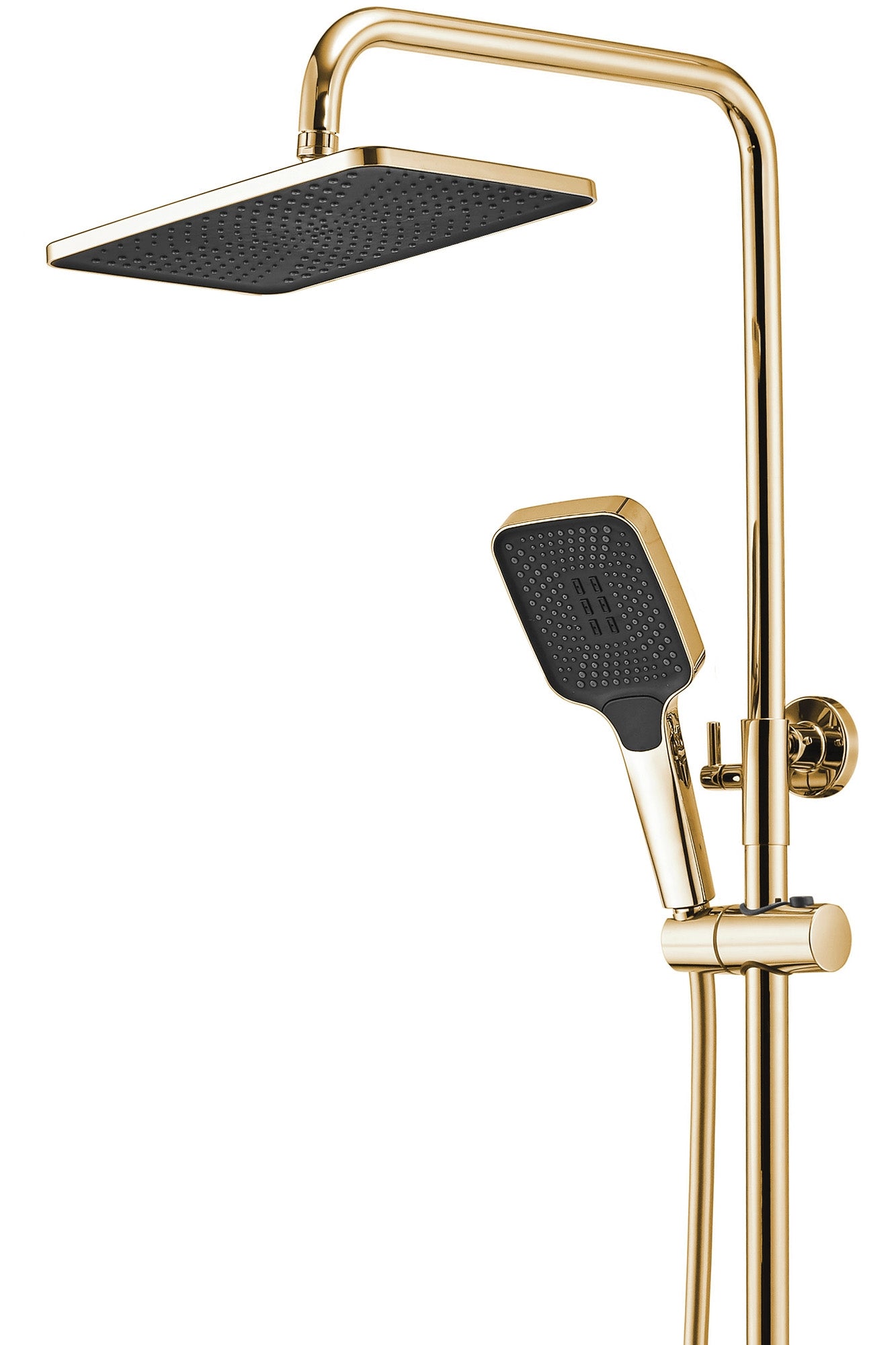 Duschgarnitur mit Thermostat REA ROB Gold 7