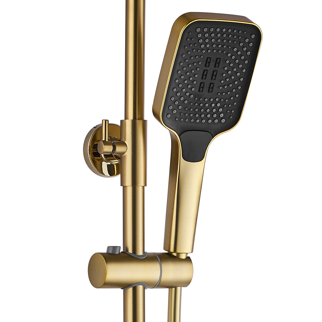 Duschgarnitur mit Thermostat REA ROB Gold Brush 4
