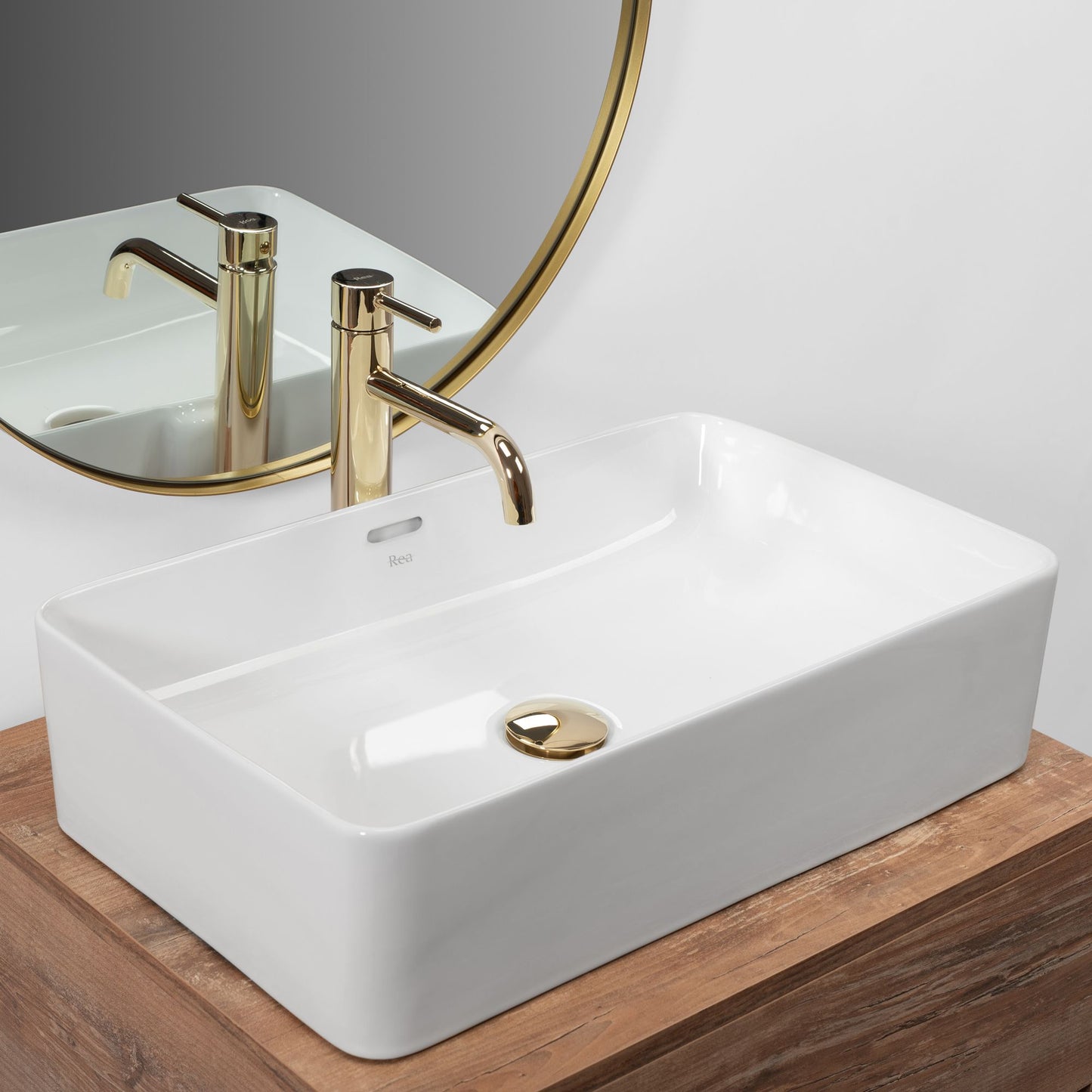 Aufsatzwaschbecken Rea Berta 55 White 2