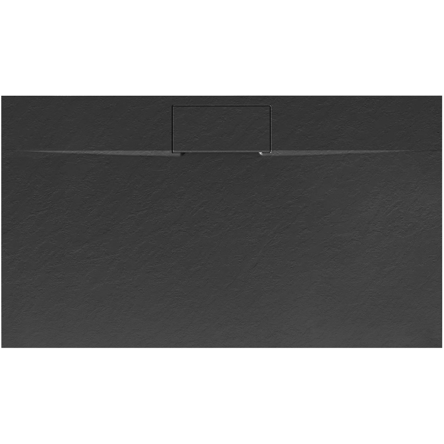 Duschtasse Bazalt long Black 80x120 2