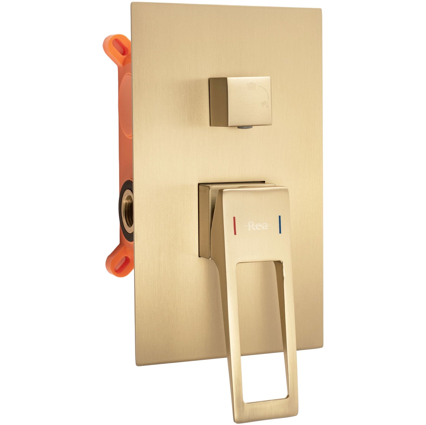 Unterputz Duschgarnitur Rea Parker BRUSH GOLD BOX 2