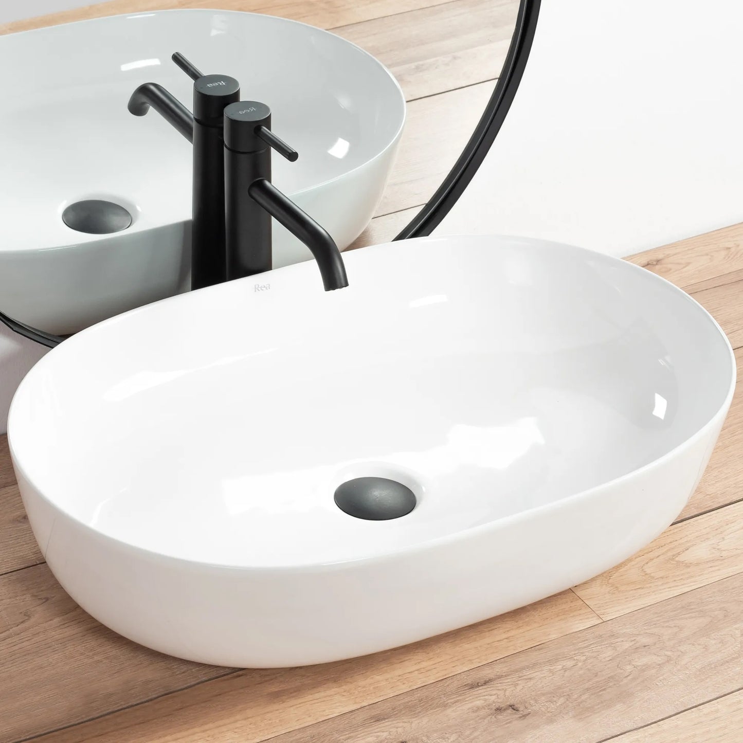 Aufsatzwaschbecken CLEO white – REA 2