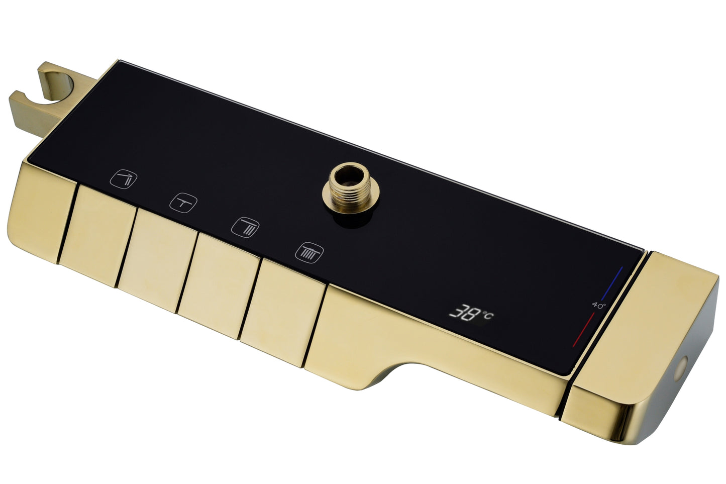 Duschgarnitur mit Thermostat REA ROB Gold Brush 3