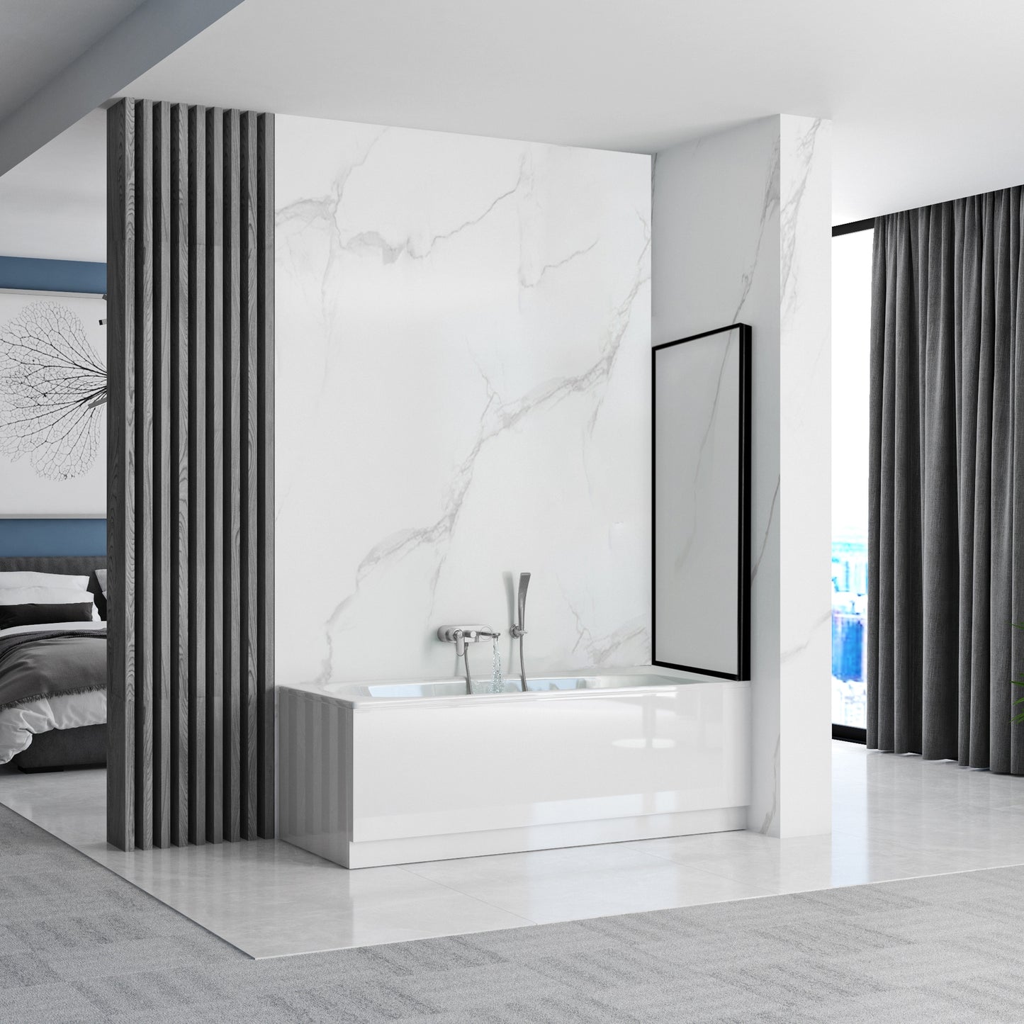 Badewanneaufsatz drehbar Rea Lagos 70 4