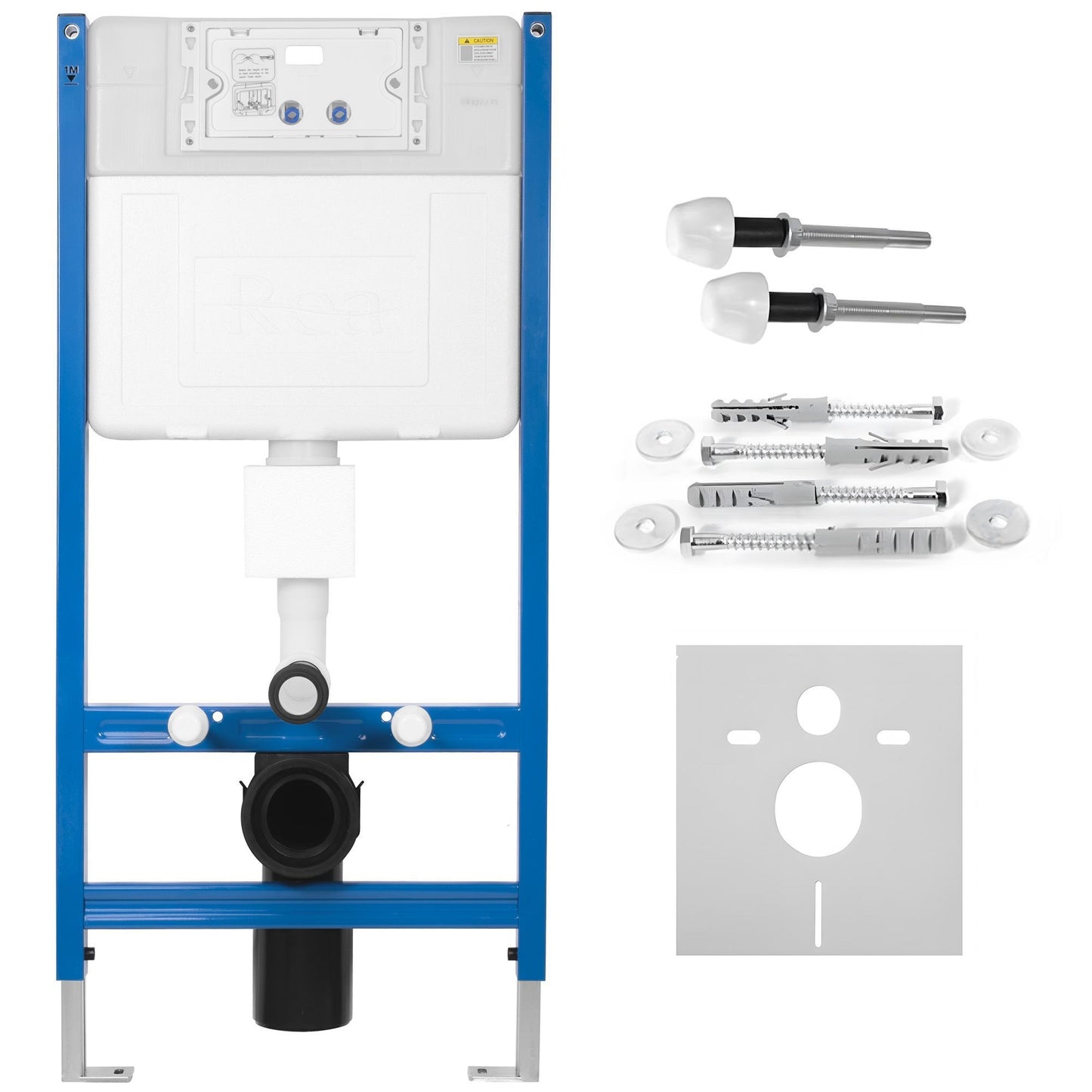Vorwandelement für WC Rea T Brush Steel 4