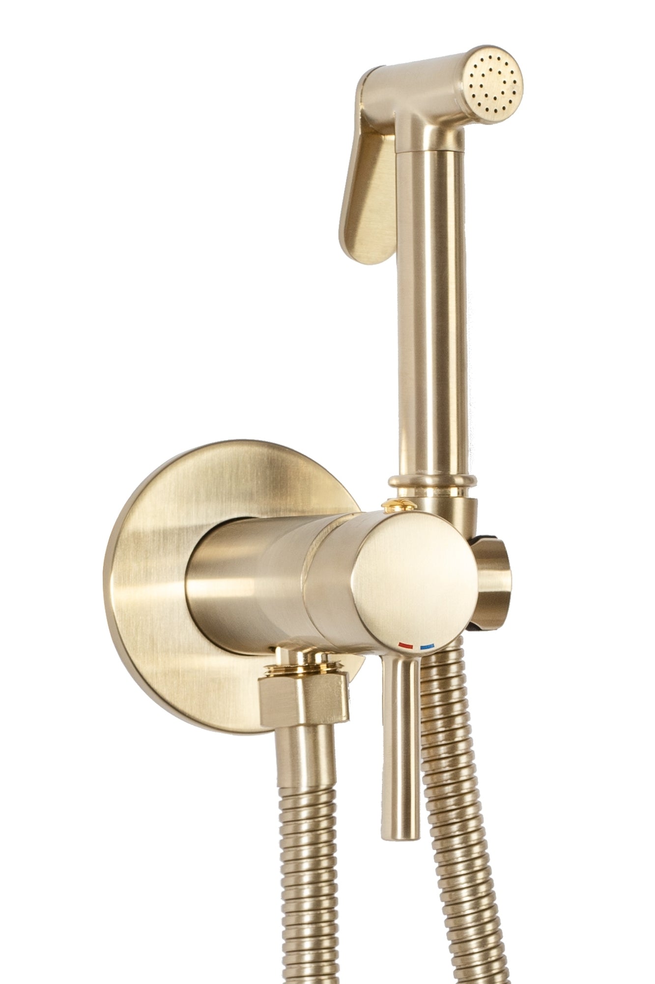 Bidetarmatur Lungo Loop Gold Brush 1