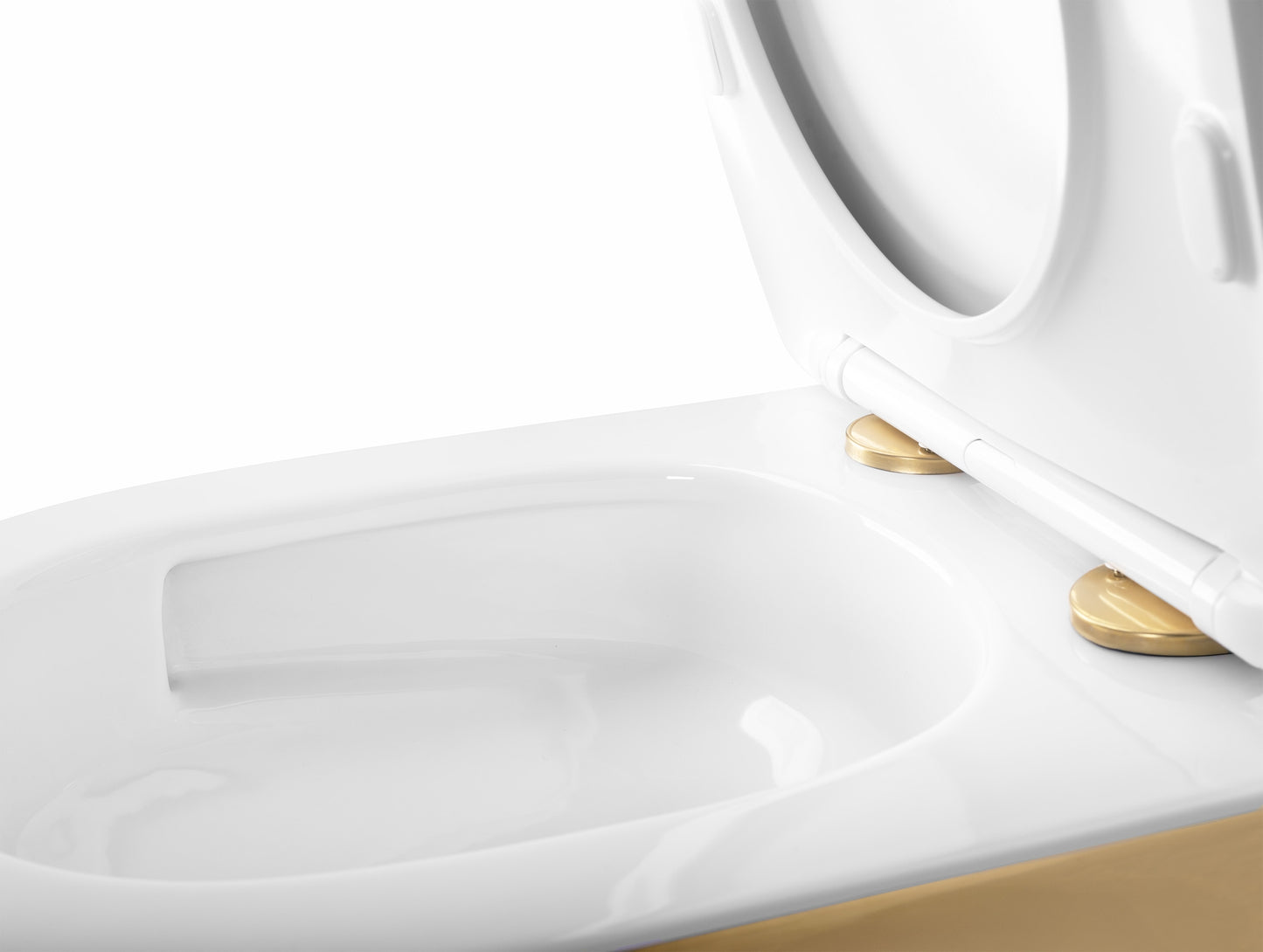 Wc Schüssel Randlos Rea Carlo Mini Tornado Nfq Gold White 5