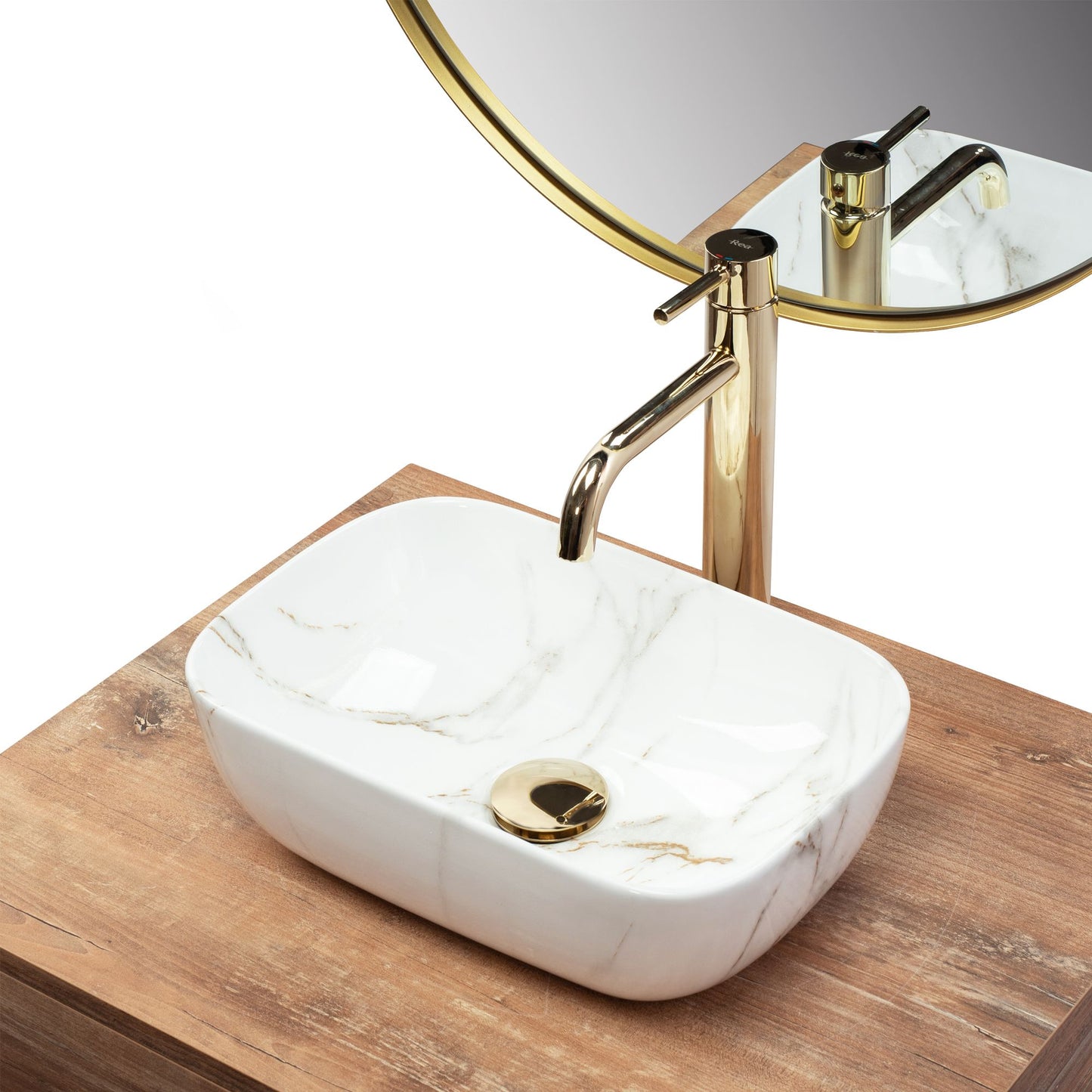 Aufsatzwaschbecken REA Belinda Mini Shiny Aiax 5
