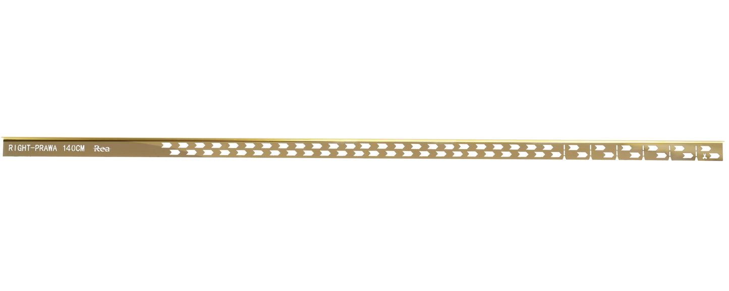 Gefälleprofil 140cm Gold rechte 4