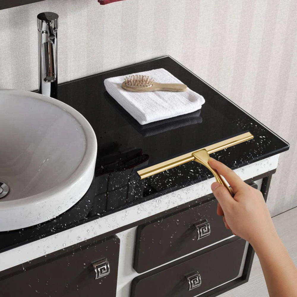 Dusch Abzieher Gold 5