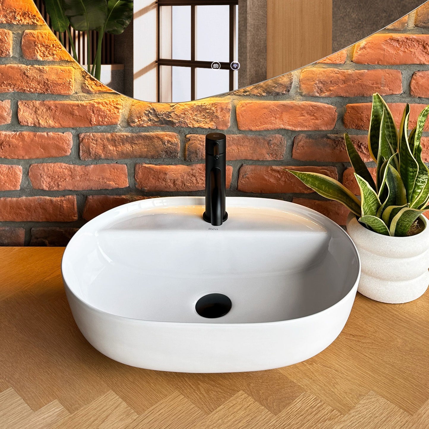 Aufsatzwaschbecken Rea Aura 51 5