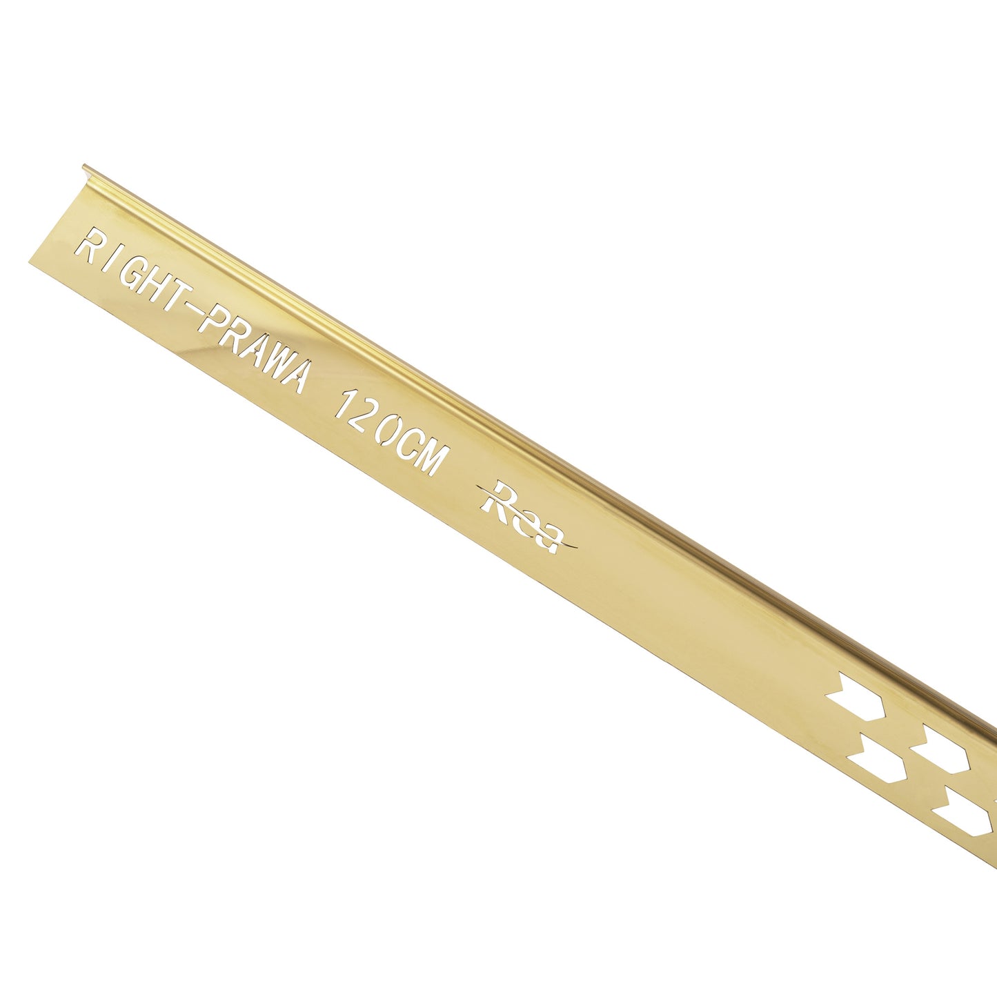 Gefälleprofil 120cm Gold rechte 5