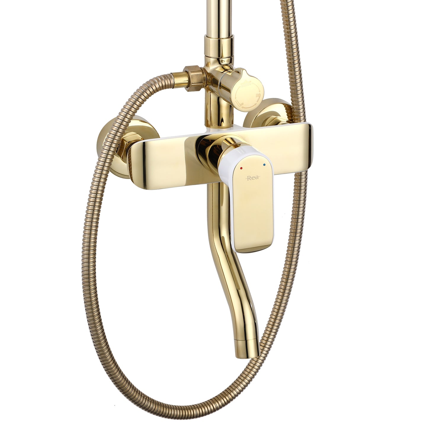 Duschgarnitur REA BLOOM WHITE GOLD 2