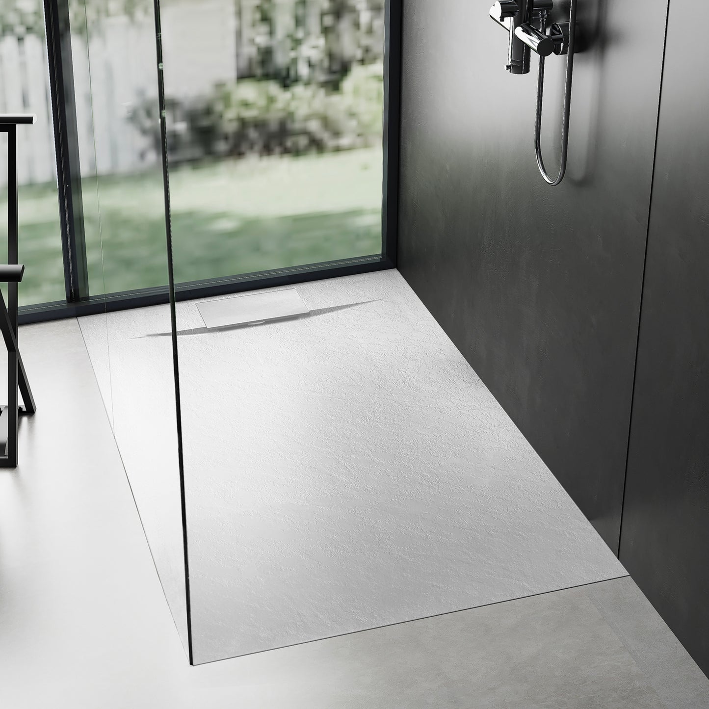 Duschtasse Bazalt White 80x100 1