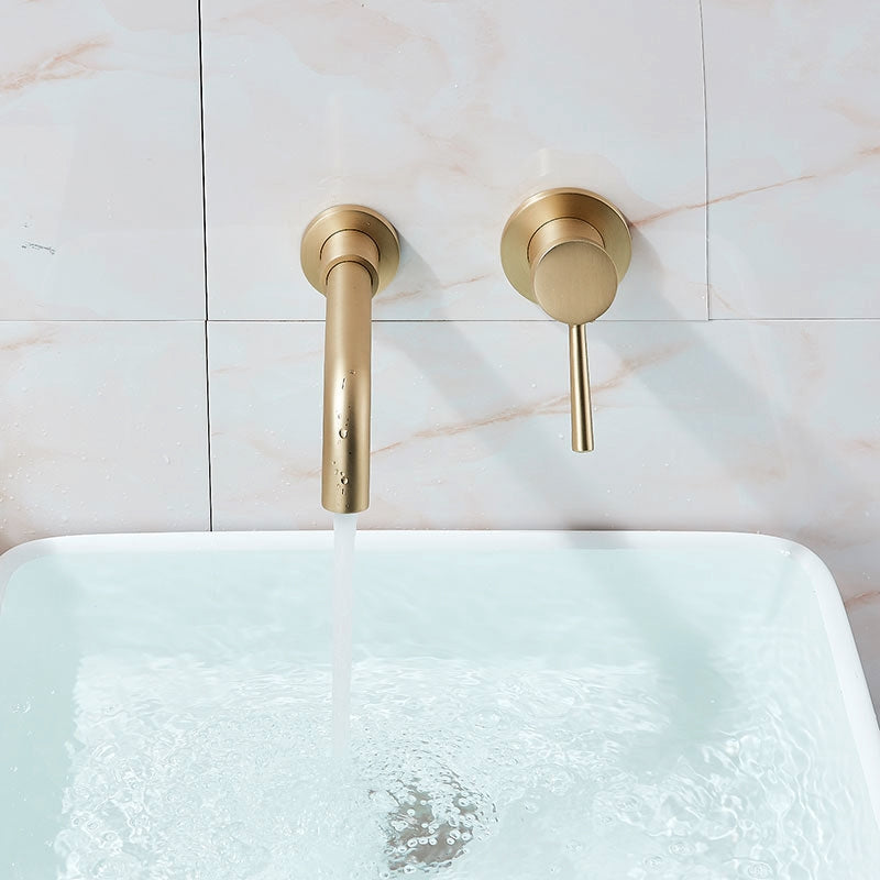Unterputz Armatur Rea Lungo LONG Gold Brush + IBOX 6