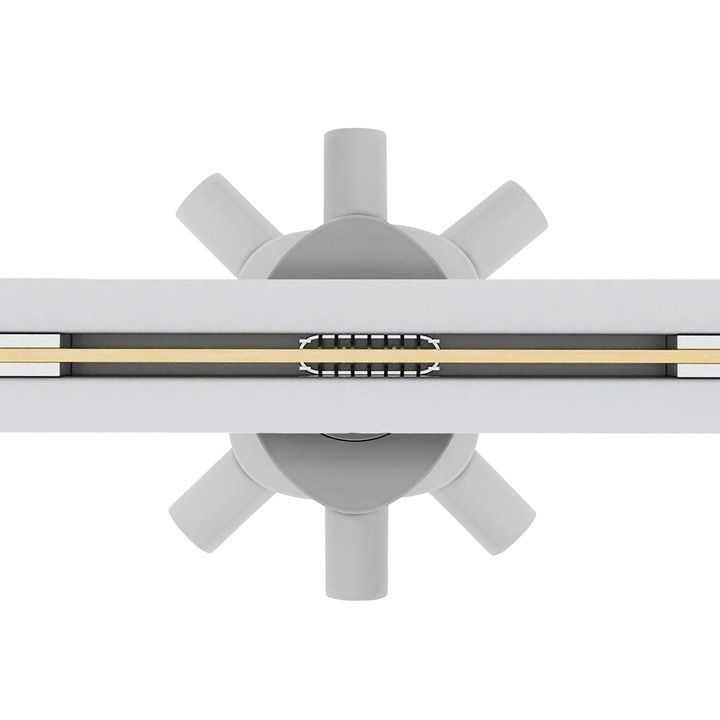 Duschrinne Rea Neo Ultra Slim Mirror Gold Pro 70 10