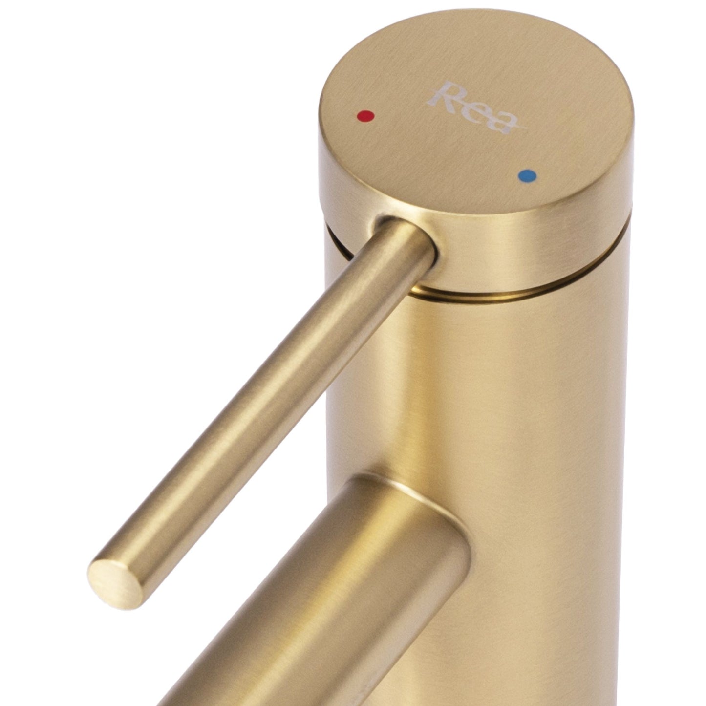 Waschbeckenarmatur Rea Foss GOLD BRUSH Low 7
